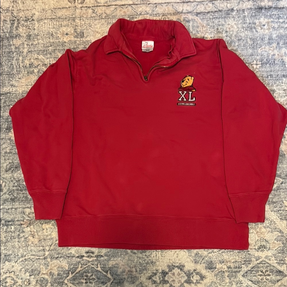 Disney Pooh Quarter-Zip Pullover
